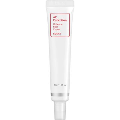 COSRX AC Collection Ultimate Spot Cream, 1.05 fl.oz / 30g, Acne Spot Treatment, Animal Testing Free, Paraben Free, Korean Skin Care