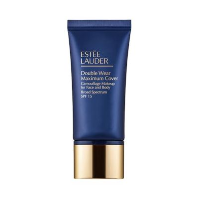 Double Wear 24-Hour Maximum Cover Camouflage Foundation for Face and Body SPF 15 | Covers Scars &amp; Tattoos, 1.0 Fl Oz, 2W2 Rattan