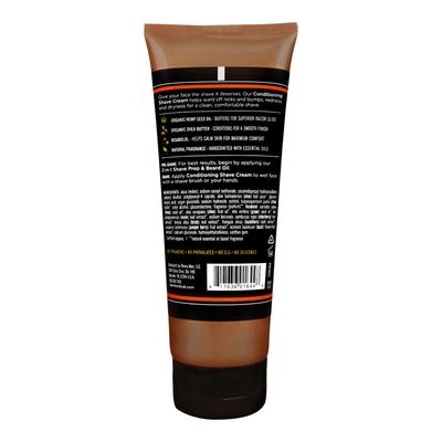 Barrel and Oak - Conditioning Shave Cream, Men's Shaving Cream, Moisturizing Shave Cream, Caffeine &amp; Antioxidant-Rich, Helps Prevent Nicks, Bumps, Redness, &amp; Dry Skin, Vegan (Bourbon Cedar, 6.5 oz)