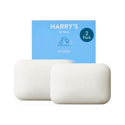 Harry&#39;s Bar Soap for Men, Stone Scent, 4 oz. Soap Bar, 2 Pack