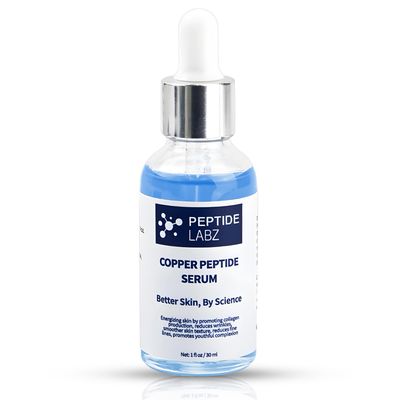 Copper Peptide GHK- CU 12% Serum for Face - Anti Wrinkle - Increase Collagen - 1oz/30ml - Anti Aging for Skin