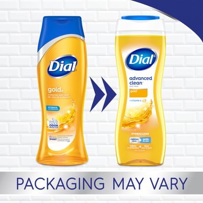 Dial Body Wash, Advanced Clean Gold, 16 fl oz, Pack of 6