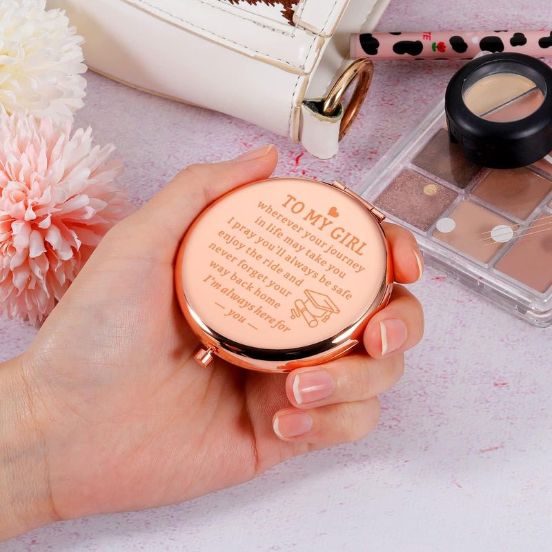 FANICE EOS Stocking Stuffers for Teen Girls Going to College Gifts for Her, Graduation Gifts for Her, College Senior Gifts for Girls 2025, Daughter Gifts from Mom Mother to My Girl Compact Mirror