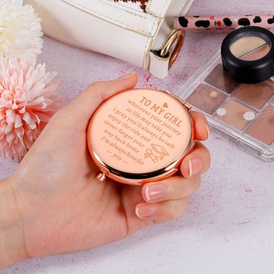 FANICE EOS Stocking Stuffers for Teen Girls Going to College Gifts for Her, Graduation Gifts for Her, College Senior Gifts for Girls 2025, Daughter Gifts from Mom Mother to My Girl Compact Mirror
