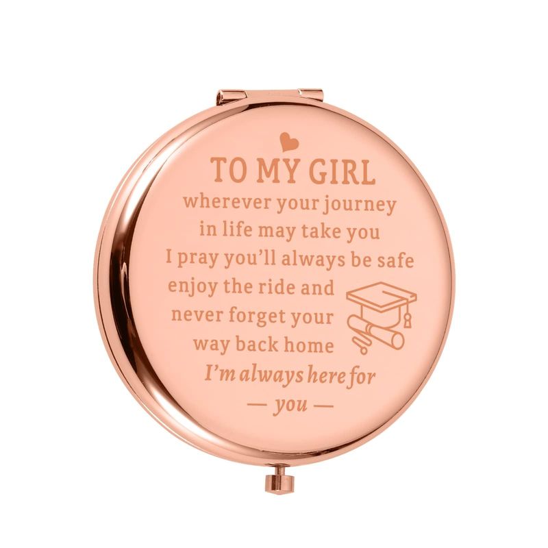 FANICE EOS Stocking Stuffers for Teen Girls Going to College Gifts for Her, Graduation Gifts for Her, College Senior Gifts for Girls 2025, Daughter Gifts from Mom Mother to My Girl Compact Mirror