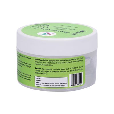Aloe Vera Gel 12 oz | Unscented Aloe Vera For Face, Skin, Scalp &amp; Hair | by Yogis Gift