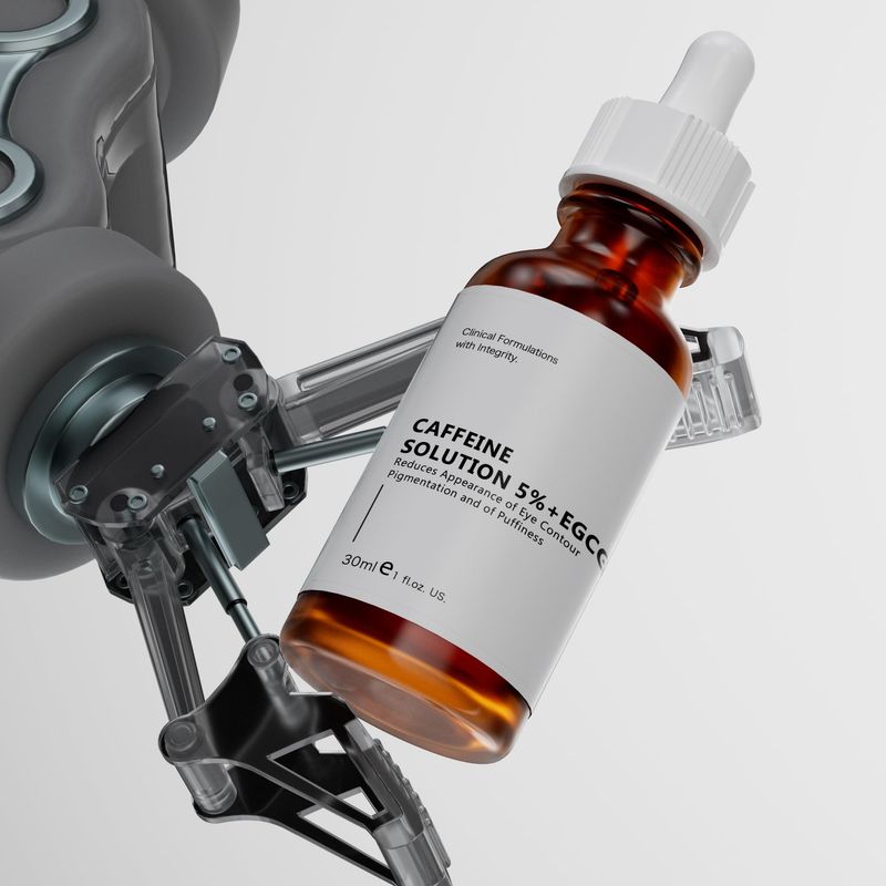 Caffeine Eye Serum with 5% EGCG - Moisturizing Solution for Reducing Dark Circles &amp; Puffiness - 30ml, Caffeine Solution for Face &amp; Under Eye Care