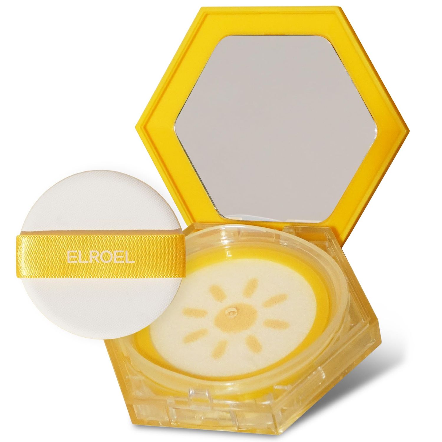 ELROEL Pang Pang Sun Cushion Plus - Korean Sunscreen Cushion Broad Spectrum SPF50+ PA++++ w/Aloe Vera Hypoallergenic &amp; Lightweight Face Cushion, No White Cast (0.53 oz)