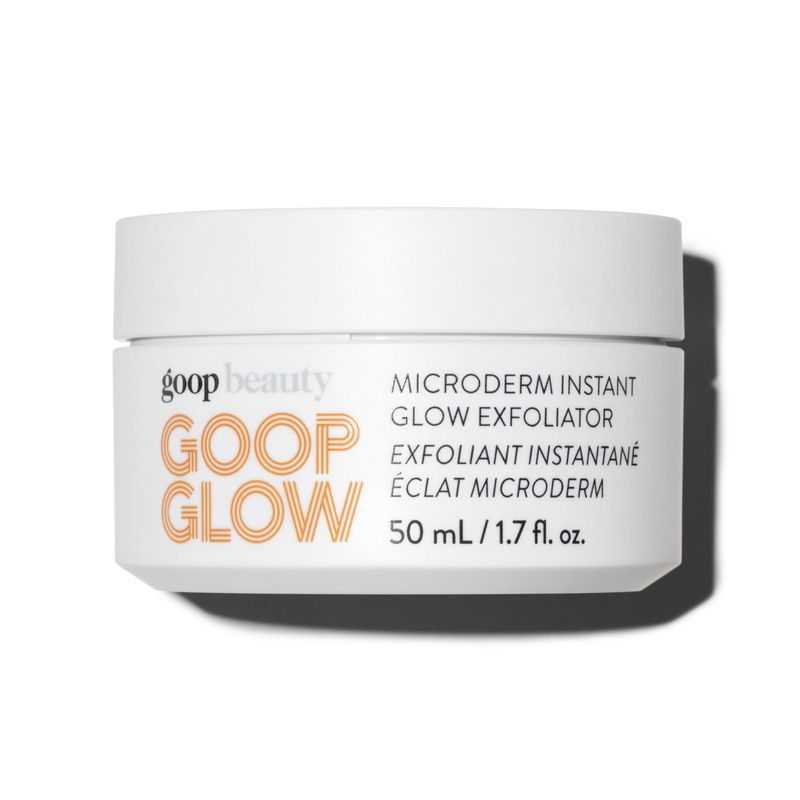 goop Beauty Microderm Face Exfoliator | At-Home Microdermabrasion with Glycolic Acid &amp; Exfoliating Minerals | Smooths Skin Texture | Clean Face Scrub | Silicone &amp; Paraben Free | 1.7 fl oz