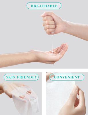 500pcs Disposable Mask Paper Compressed Facial Mask Sheet DIY Hydrating Mask Cotton Skin Care Wrapped Masks for Home Travel, Dry Face Paper Sheet