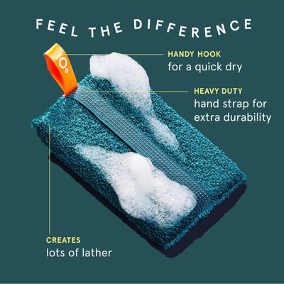 Cleanlogic Sport Exfoliating Body Scrubber, Large Exfoliator Tool for Athletes, Daily Skincare Routine for Smooth Clean Skin, Assorted Colors, 3 Count Value Pack