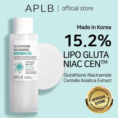 APLB Glutathione Niacinamide Facial Toner | LIPO GLUTA NIAC CEN 15.2% 5.41 FL.OZ/Korean Skincare, Replenishing Moisture, Revitalize for Gentle and Improve Skin Texture Through Niacinamide