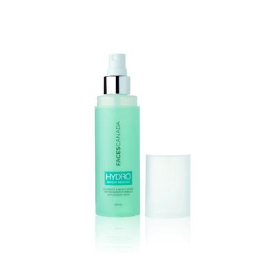 FACESCANADA Hydro Makeup Remover Spray | Cleanses &amp; Moisturizes Skin | Rich in Antioxidants | Gentle Makeup Remover for Face &amp; Eye | 3.38 Fl Oz/100ml