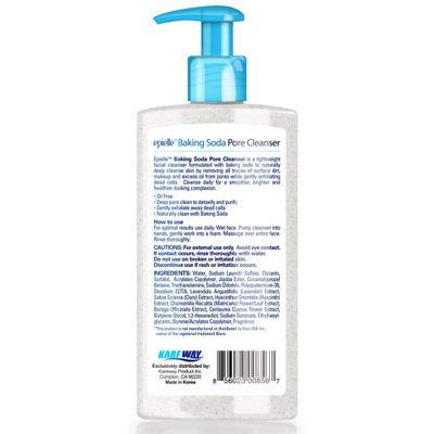 Epielle Baking Soda Pore Cleanser | Oil-Free, Gentle Daily Use | Cleanse &amp; Exfoliate Pores for Oily &amp; Combination Skin | 6.77 FL OZ | 1 Pack | Korean Skincare