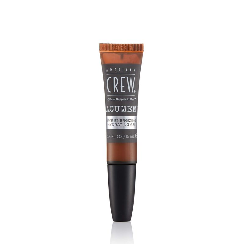 American Crew Men&#39;s Eye Hydrating Gel, Energizing Oil-Free Gel to Minimize Puffiness and Reduce Dryness, 0.5 Fl Oz