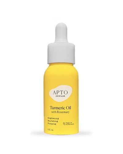 APTO Turmeric Oil w/Rosemary: Brightening &amp; Moisturizing Facial Oil for Skin that&#39;s Dewy, Plump &amp; Glowing, 2 fl. oz.