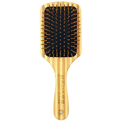 Badass Beard Care Wood Bristle Beard Brush For Men - Anti-static, 100% Bamboo &amp; Light Weight
