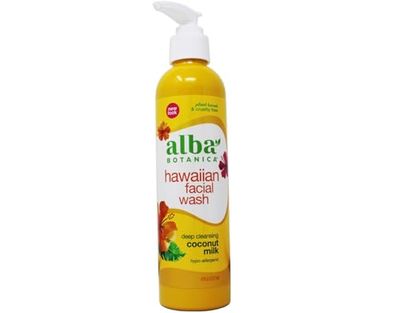 Alba Botanica Hawaiian Nourishing Face Wash, Coconut Milk, 8 Fl Oz