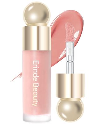 Erinde Liquid Cream Blush, Soft Dewy Face Blush, Natural Matte Finish Looking, Long-lasting Cheek Tint, Lightweight Blendable Feel, Moisturizing Face Blush for Cheek, Nude Pink