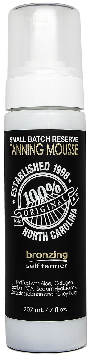 Dark Tanning Mousse w/Instant Bronzer by Famous Daves | Sunless Self Tanner | Organic &amp; Natural Ingredients for Medium/Darker Skin Tones