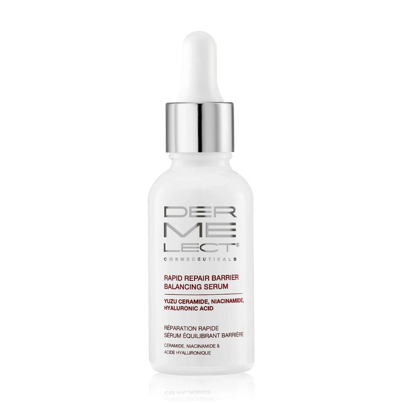 Dermelect Cosmeceuticals Rapid Repair Barrier Balancing Serum - Super-Hydrating Treatment with Niacinamide, Hyaluronic Acid, Prebiotics, &amp; Antioxidants for Smooth, Radiant Skin 1.0 oz