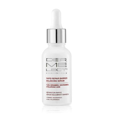 Dermelect Cosmeceuticals Rapid Repair Barrier Balancing Serum - Super-Hydrating Treatment with Niacinamide, Hyaluronic Acid, Prebiotics, & Antioxidants for Smooth, Radiant Skin 1.0 oz