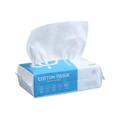Disposable Face Towel, 60 Count Clean Face Towels, Biodegradable Cotton Face Towelettes Disposable for Sensitive Skin, Skin Care, Makeup Remover, Face Wipes and Facial Cleansing,1 Pack