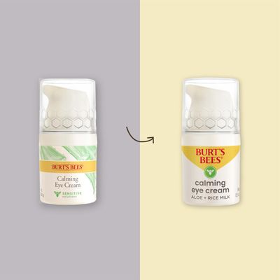 Burt's Bees Valentines Day Gifts, Calming Eye Cream With Aloe and Rice Milk, Moisturizes Without Causing Redness or Irritation, 98.7 Percent Natural Origin Skin Care, 0.5 oz. Bottle