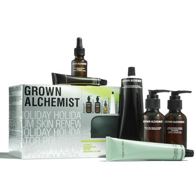 Grown Alchemist Ultimate Discovery Kit, Limited Edition Value Pack: Gentle Gel Cleanser, Energize Body Cleanser, Skin Renewal Serum, Skin Renewal Day Cream, Restorative Body Cream
