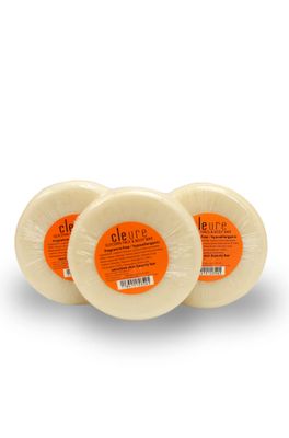Cleure Face &amp; Body Bar - Gentle Soap Cleanser for Sensitive Skin Infused w/Soothing Oatmeal - Gluten, SLS &amp; Fragrance Free (3 oz, Pack of 3 Bars)