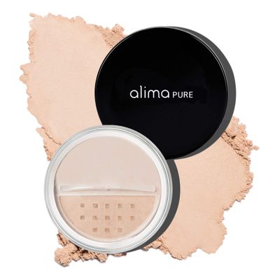 Alima Pure Matte Foundation Loose Mineral Powder Foundation Makeup, Loose Powder Makeup Oil Free Talc Free Powder, Natural Makeup Mineral Foundation Full Coverage Natural Foundation Powder .15 oz/4.5g