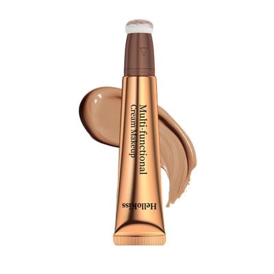 Cream Contour Beauty Wand, Liquid Contouring with Cushion Applicator, Bronzer Stick Natural Matte Finish, Lightweight Blendable Super Silky Cream Bronze Sticks for Face Shaping Makeup, Fair Skin
