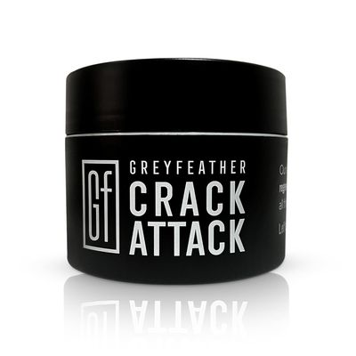 Greyfeather Crack Attack Hand Cream For Dry Cracked Hands Repair Cream For Skin Irritations Travel Size Foot Cream For Dry Cracked Heels Holiday Gift for Mother&#39;s Day Valentine&#39;s Day Christmas(4 Oz)
