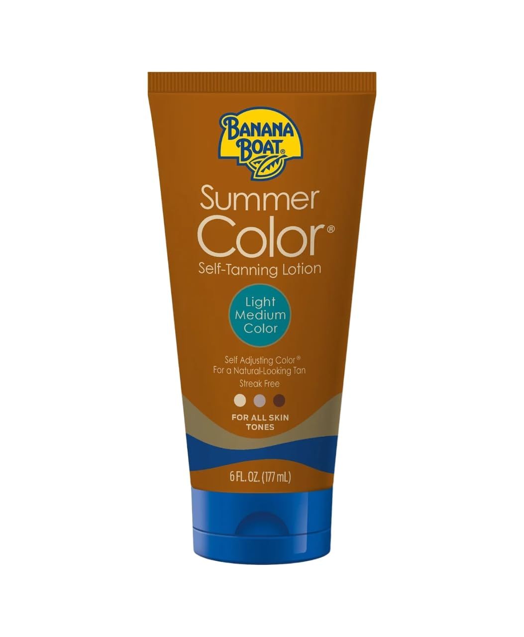 Banana Boat Summer Color Sunless Tinted Lotion, Light/Medium, 6 Fluid Ounces