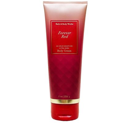 Bath &amp; Body Works FOREVER RED Ultra Shea Body Cream 8 Ounce (Packaging Varies)