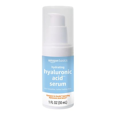 Amazon Basics Hydrating Hyaluronic Acid Serum, 1 Fluid Ounce, 1-Pack