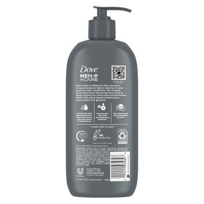 Dove Hand &amp; Body Lotion, Men+Care Value Pack - Sensitive Skin Comfort Formula with Shea Butter &amp; Aloe Vera, Calming Lotion for Dry Skin, 13.5 Fl Oz (Pack of 2)