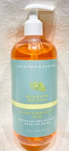 Crabtree &amp; Evelyn Pear &amp; Pink Magnolia Uplifting Hand Wash 16.9 oz