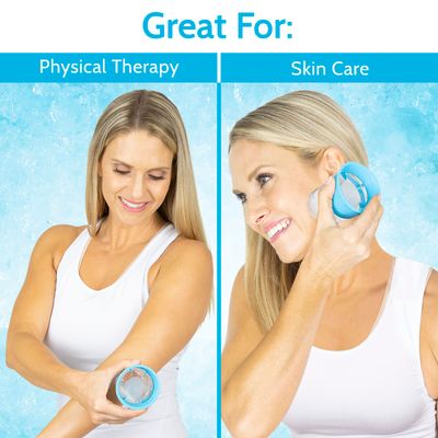 Arctic Flex Ice Cups Cube Roller for Face (2 Pack), Portable Ice Stick for Face, Ice Face Mold Face Icing Tool, Silicone Ice Massager for Face Skin Care, Ice Holder Reduce Puffiness & Enhance Beauty