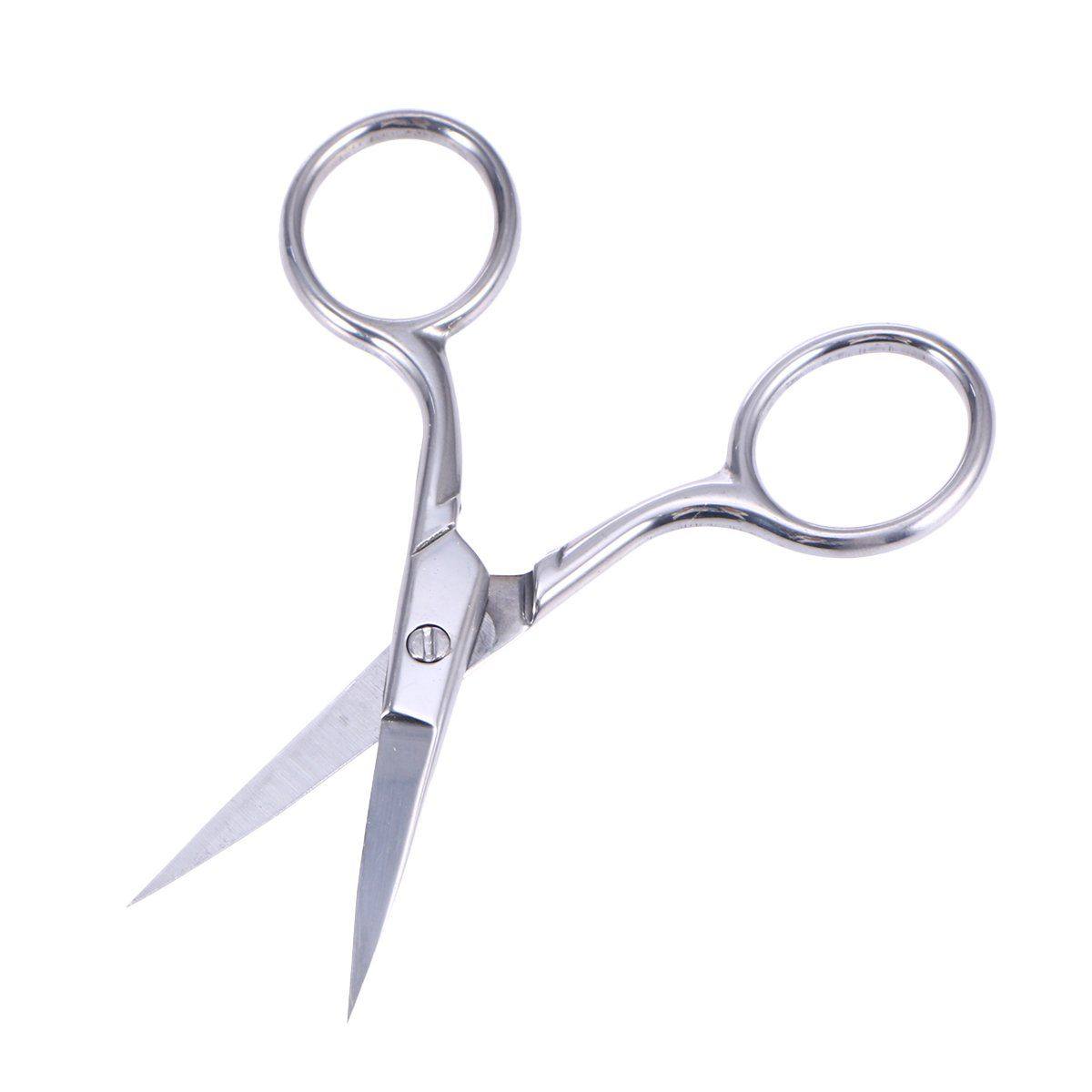 Healifty Stainless Steel Eyebrow Scissors Nose Hair Scissors fingernail Scissors Small Grooming Scissors