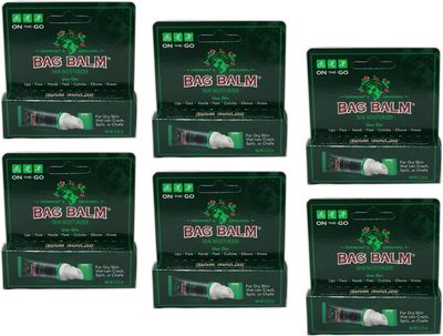 Bag Balm - 0.33 Ounce On-the-Go Tube (6-Pack)