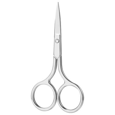 Healifty Stainless Steel Eyebrow Scissors Nose Hair Scissors fingernail Scissors Small Grooming Scissors