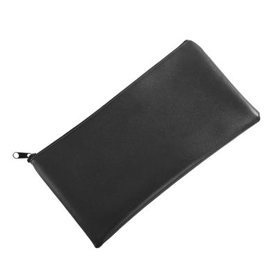 CarryEpic Makeup Bag for Purse, PU Leather Pouch Bags for Cosmetic Purse Cute Make Up Toiletry Pouch for Skincare Travel Purses Traveling Storage Organizer with Zipper for Women Black