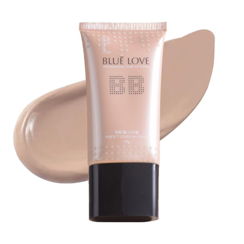 BLUE LOVE BB Cream - Lightweight Tinted Moisturizer &amp; Liquid Foundation, Sheer Coverage Concealer Makeup, Hydrating Skin Tint for All Skin Types. 2.13 Fl Oz (Natural Color)