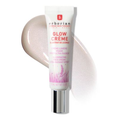 Erborian - Glow Cream - Ultra-Radiant Effect &amp; Illuminating Daily Face Cream - Radiance Boosting Primer for Fresh &amp; Dewy Finish with Glowing Complexion Brightens - 0.5 Oz