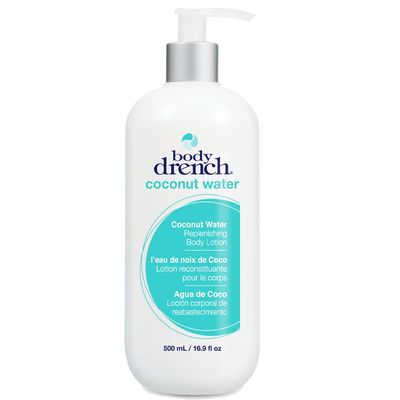 Body Drench Coconut Water Body Lotion - Hydrating &amp; Moisturizing Skin Care, Replenishing Coconut Lotion for Dry Skin, 16.9 Fl Oz