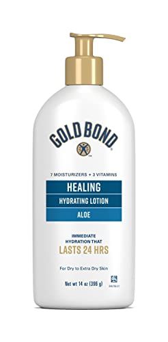 Gold Bond Ultimate Healing Skin Therapy Lotion with Aloe, 14 oz., Non-Greasy &amp; Hypoallergenic