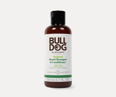 Bulldog Mens Skincare and Grooming Original Beard Shampoo and Conditioner, 6.7 Ounce