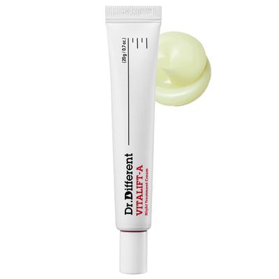 Dr.Different VITALIFT-A - Retinal Anti-Aging And Anti-Wrinkle Night Treatment For Lifting And Firming-Face Moisturizer Cream With Vitamin A &amp; Hyaluronic Acid - Hydrating Cream For Men &amp; Women 0.7oz.
