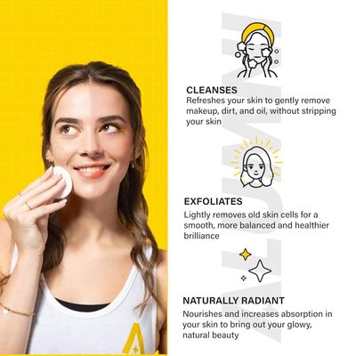 Alumni Skincare Shimmering Cream Cleanser - 3.4 oz - Pack of 3 - Citrus Bomb Infusion in a Vitamin C Cleanser for All Skin Types - Vegan Skincare